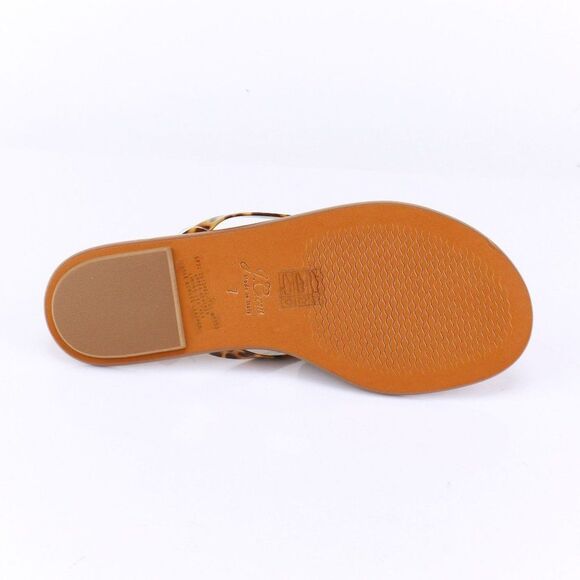 NEW J. Crew Capri Leather Thong Sandals Flip Flops 7 in Leopard - Picture 10 of 10